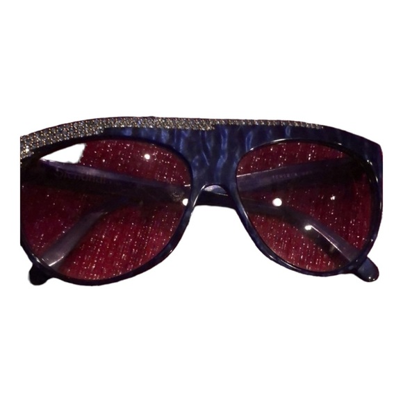 Stendal Paris blue sunglasses embellished with Swavorski Crystals - Picture 2 of 12